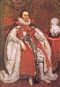 Mytens, Daniel the Elder James I of England USA oil painting artist